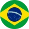 Imagem com a bandeira do brasil, destacando o idioma português do brasil.